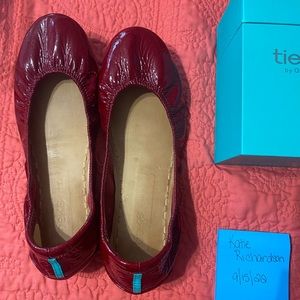 Tieks patent- size 10- ruby red